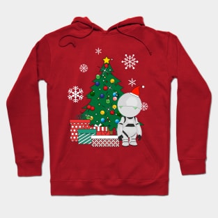 Marvin The Paranoid Android Around The Christmas Tree Hoodie